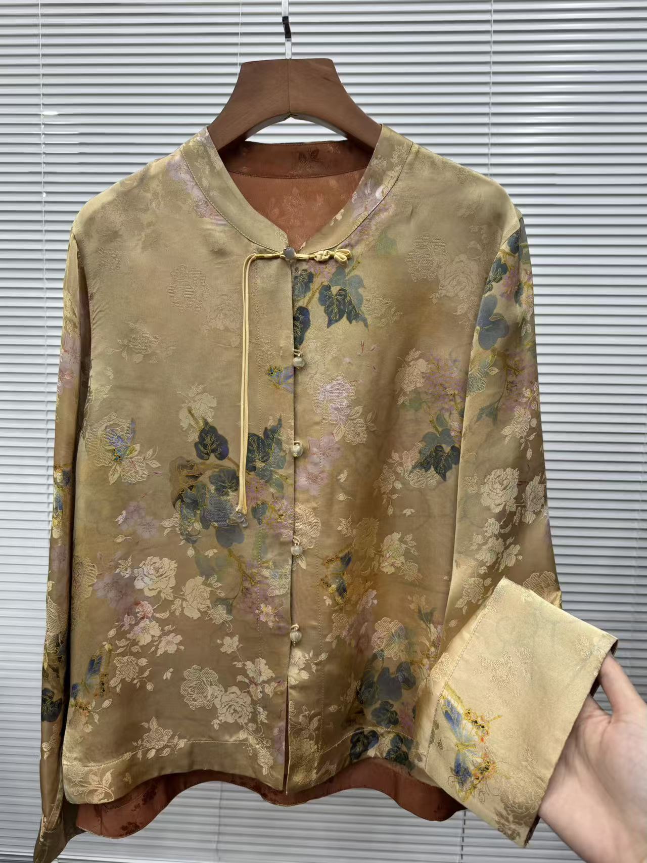 【锦意瑶花-外套】新中式国风双面双穿女士外套