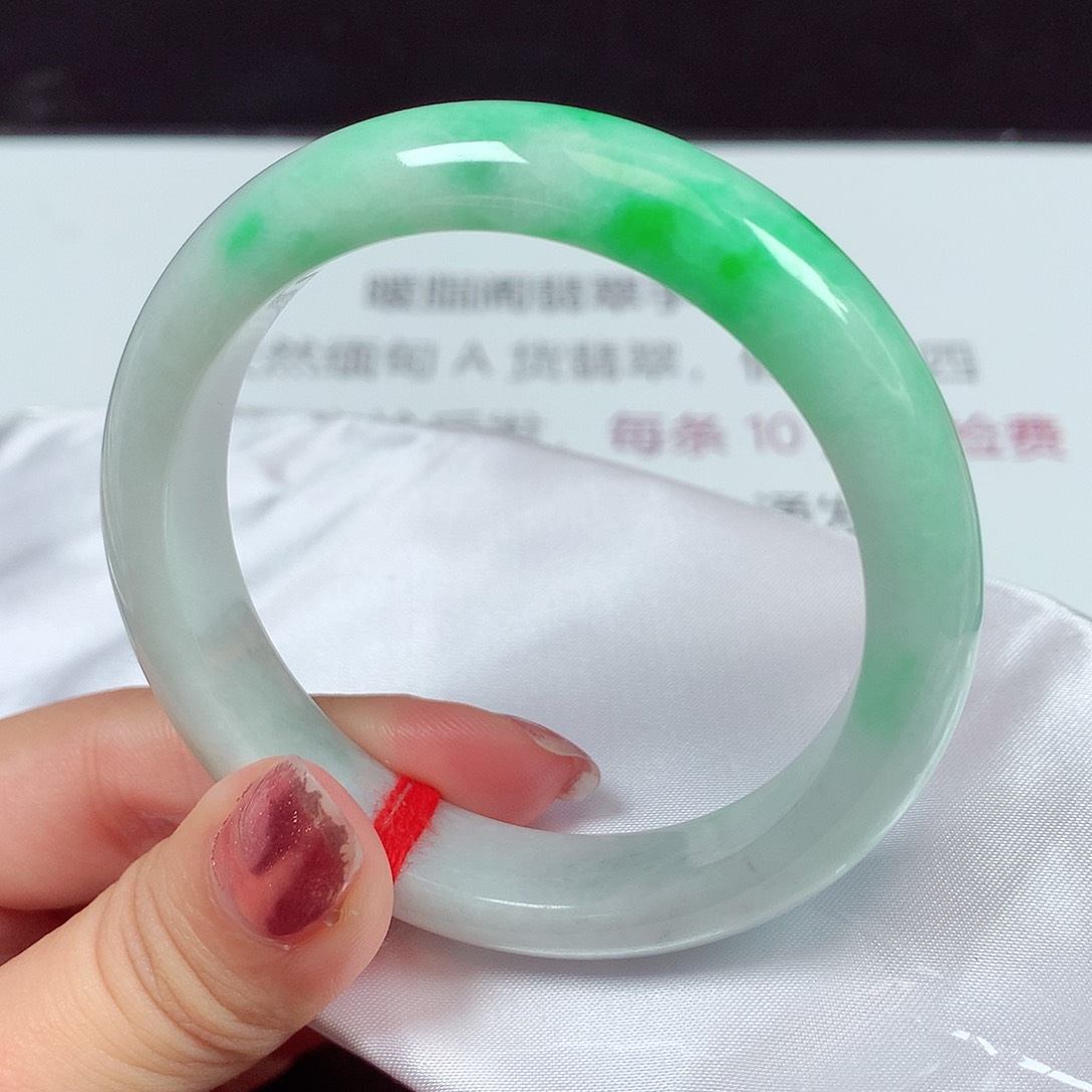 翡翠未镶嵌手镯1559