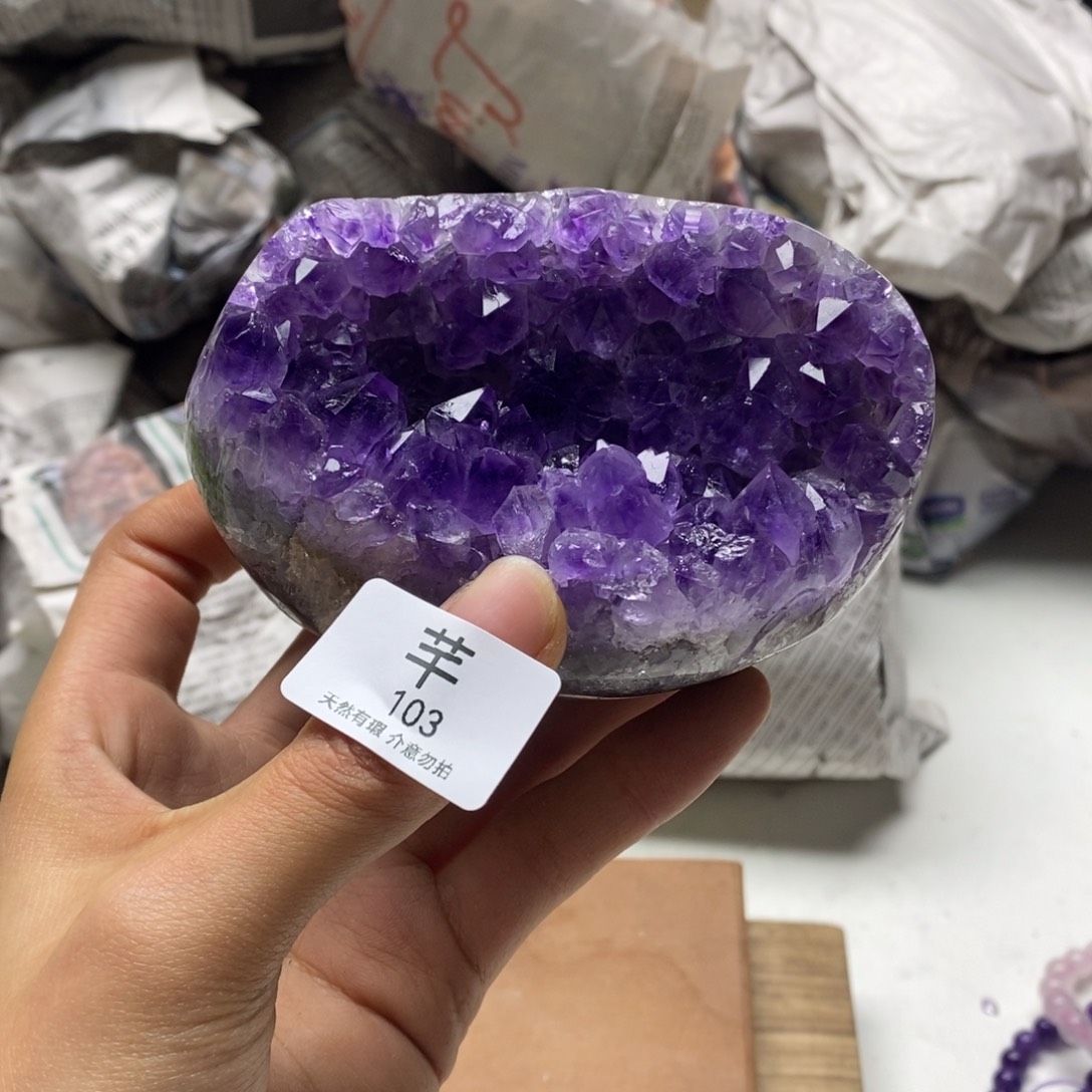 水晶未镶嵌珠宝半成品