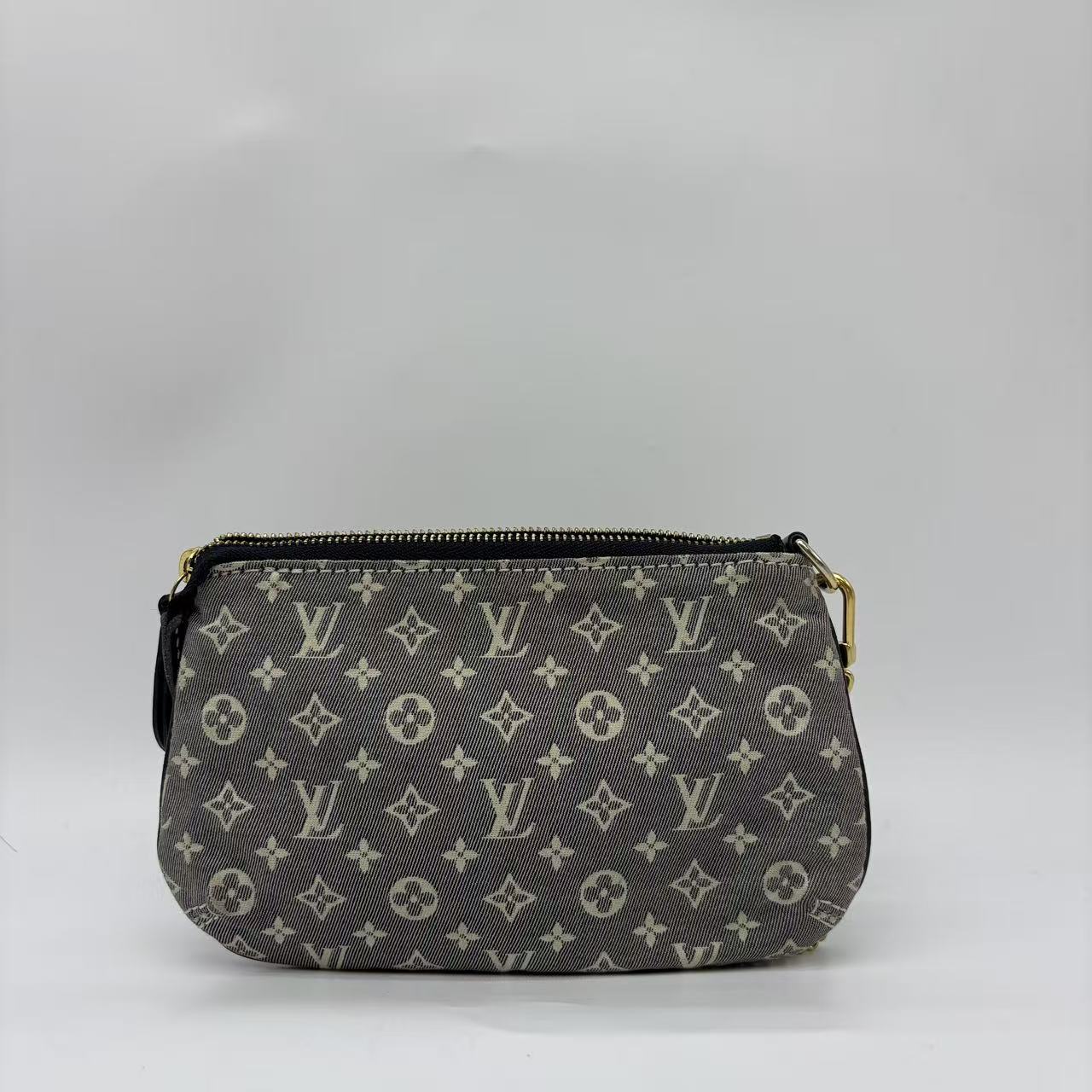 95新 LouisVuitton/路易威登  丹宁牛仔麻将mini包/手提/TWB25166