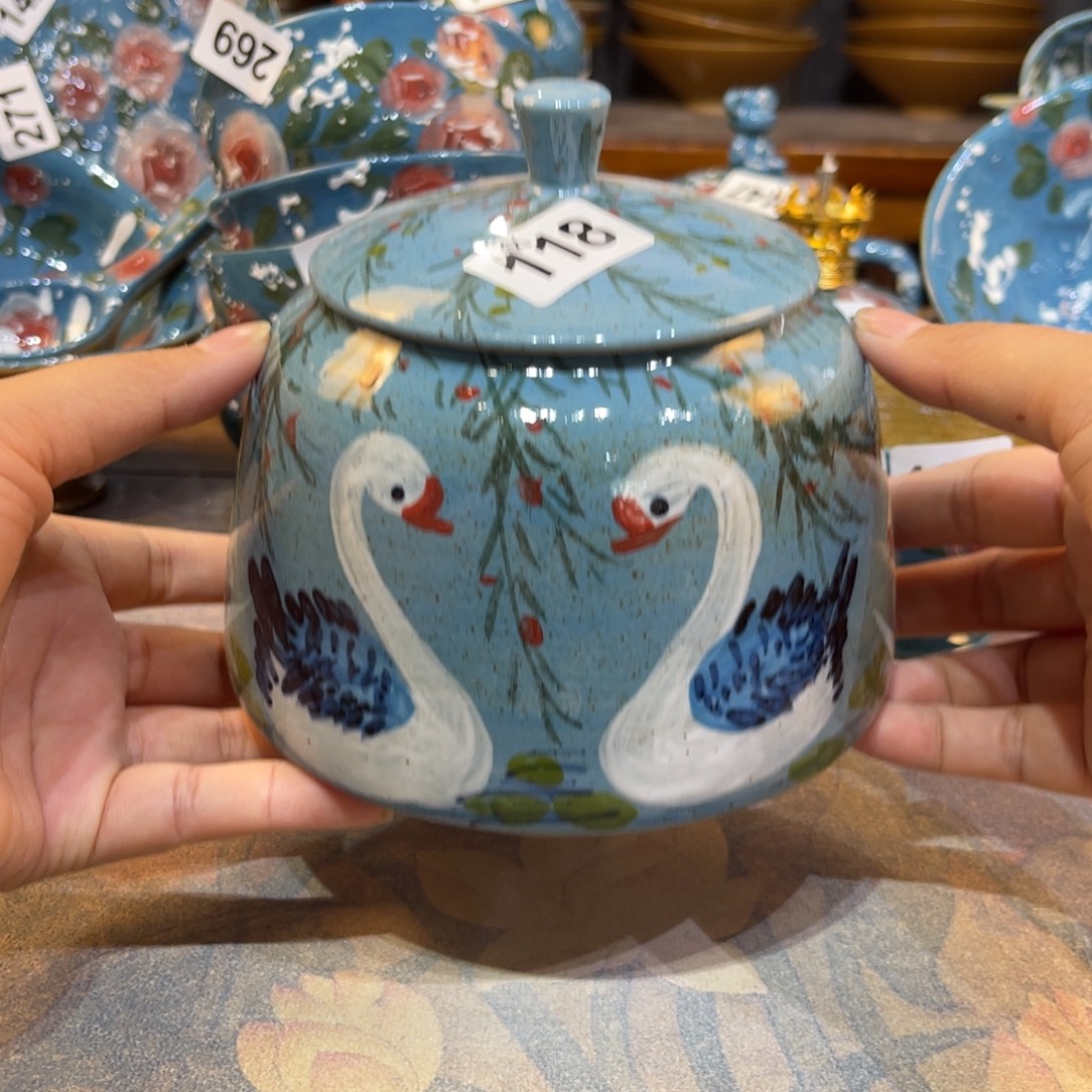八***月瓷片景德镇手工制作