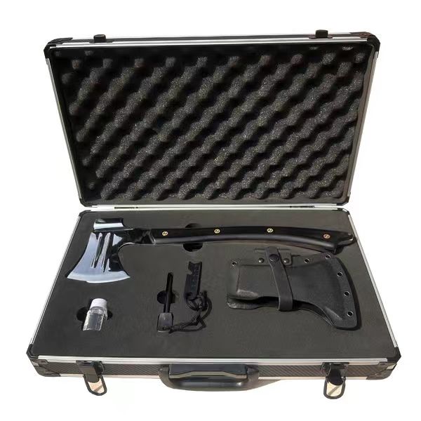  一体龙骨开山斧 高硬度 户外营地斧 可砍可切