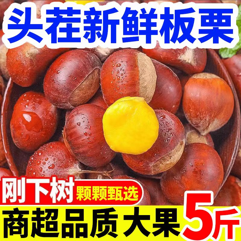 L.【买三斤送两斤】现摘现发老品种板栗香糯可口送栗爪