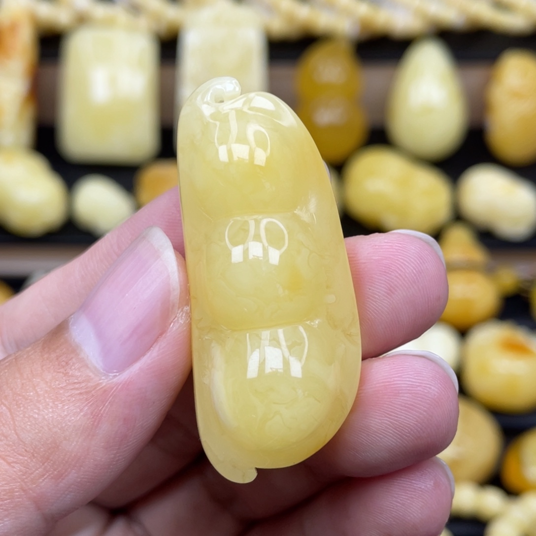 琥珀未镶嵌裸石琥珀蜜蜡