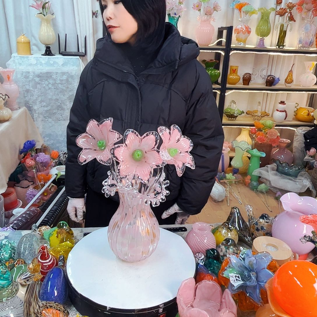 3花1瓶家悦美居琉璃工艺品