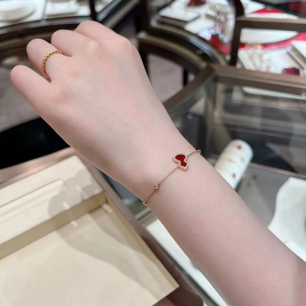 铜合金贝壳手链 （断货王）葫芦手链饰品麒家高版本葫芦轻奢手链