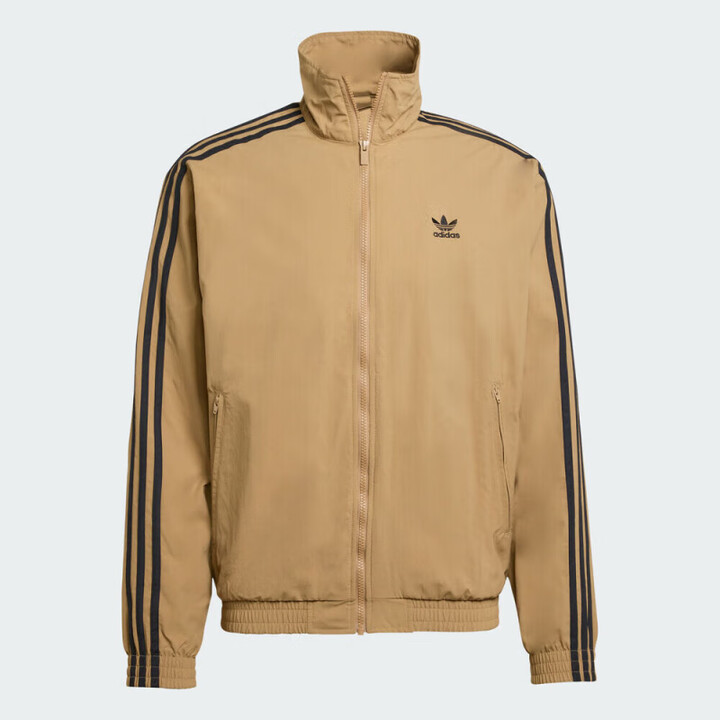 adidas/阿迪达斯三叶草男女经典复古梭织立领运动夹克外套JY1333