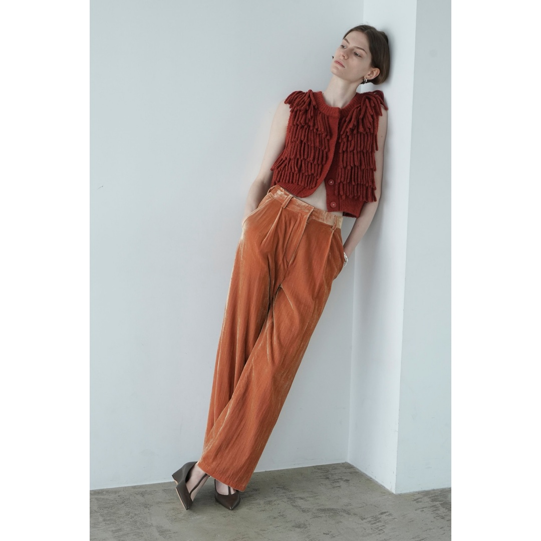 【Montendre】 秋季新款 松本 极简风气质丝绒高级感休闲裤