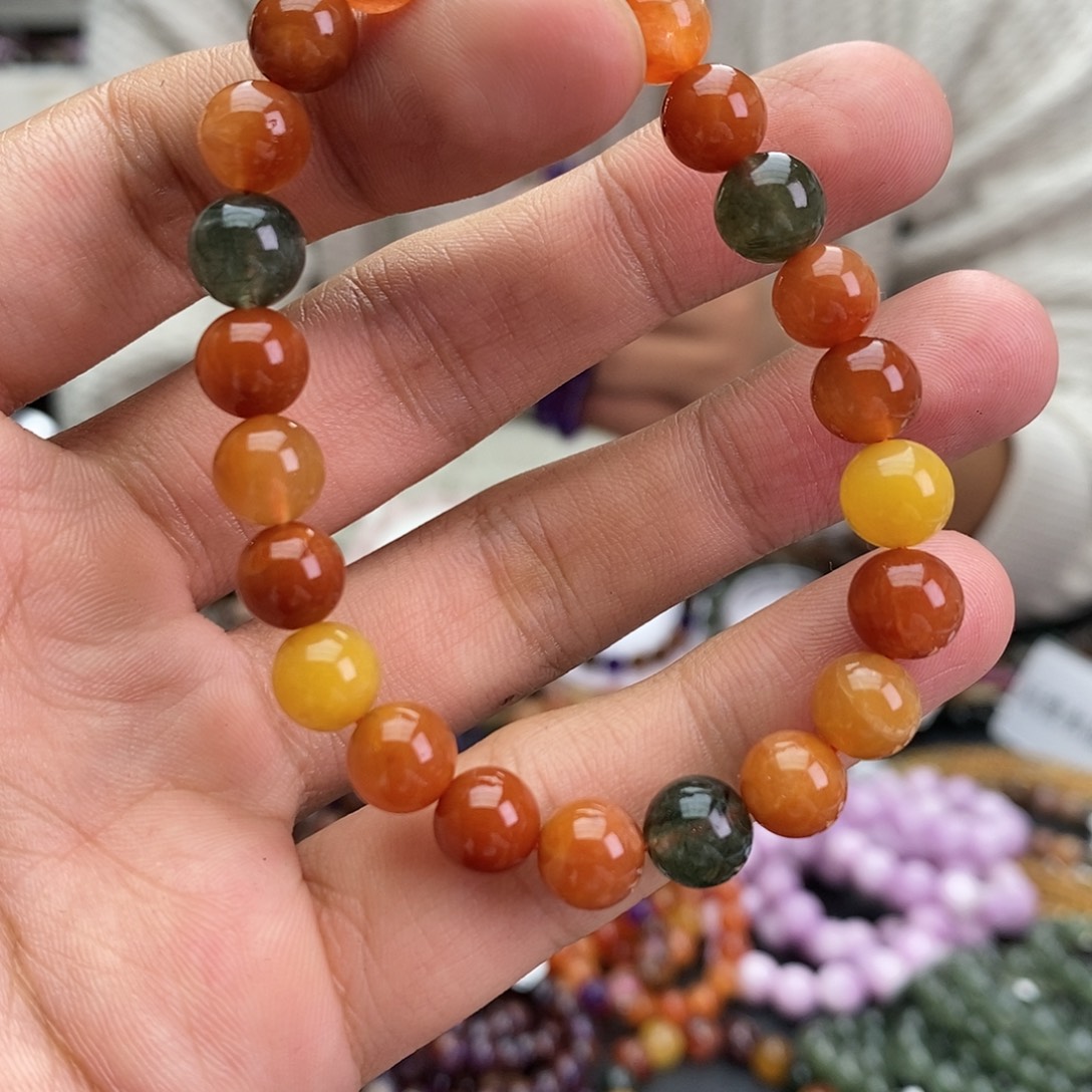 水晶未镶嵌手链多样性发一