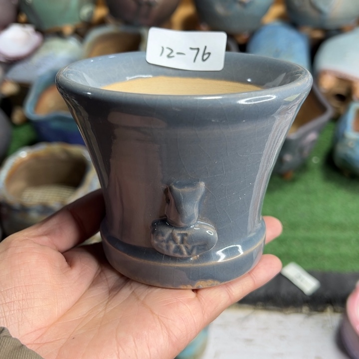 陶瓷12-76花盆小鹿