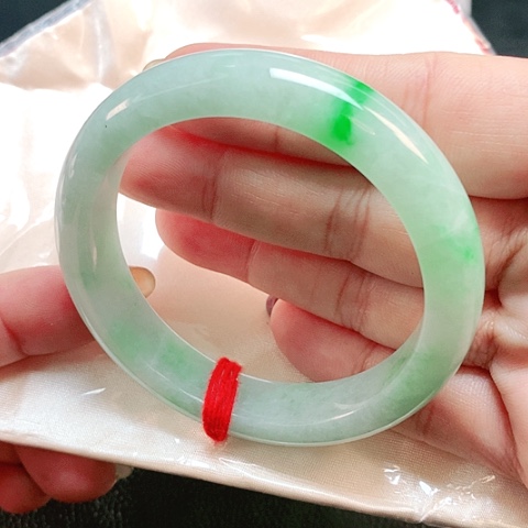 未镶嵌手镯翡翠正圈2542