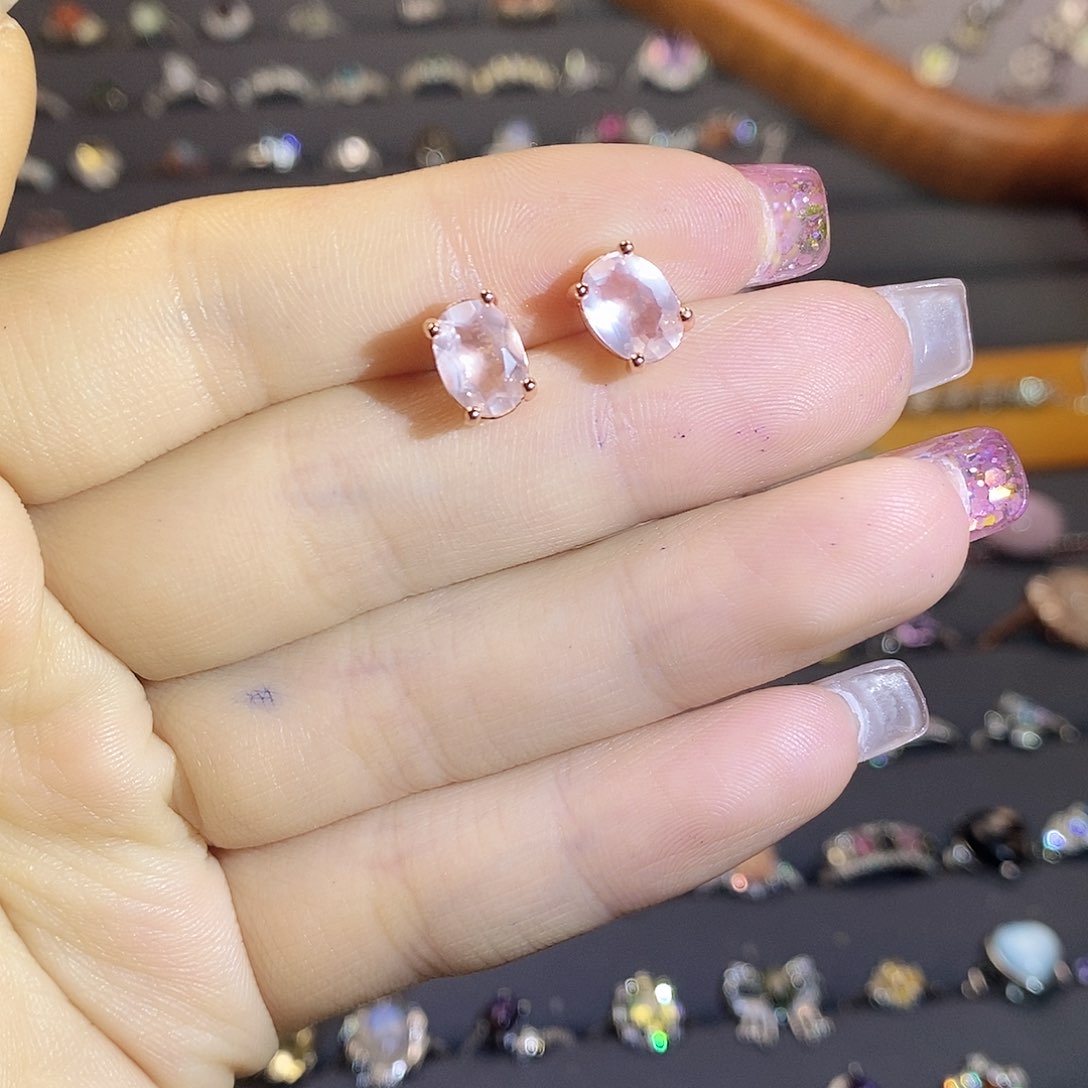 水晶手链银S925镶嵌     