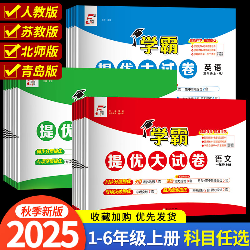 版提优大试卷下册2025年人教版语数英上期中期末训练实验班模拟