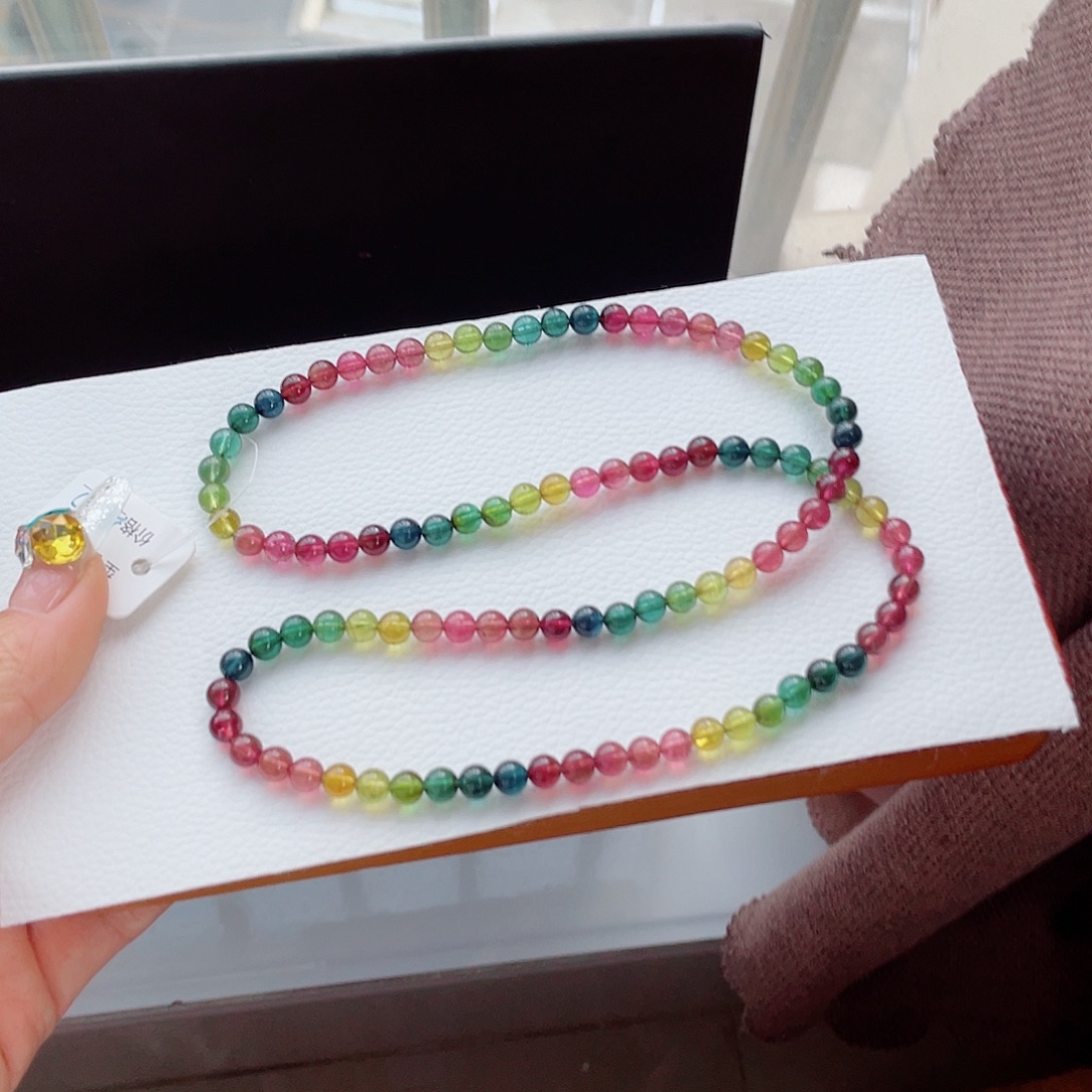 手链碧玺未镶嵌6mm左右