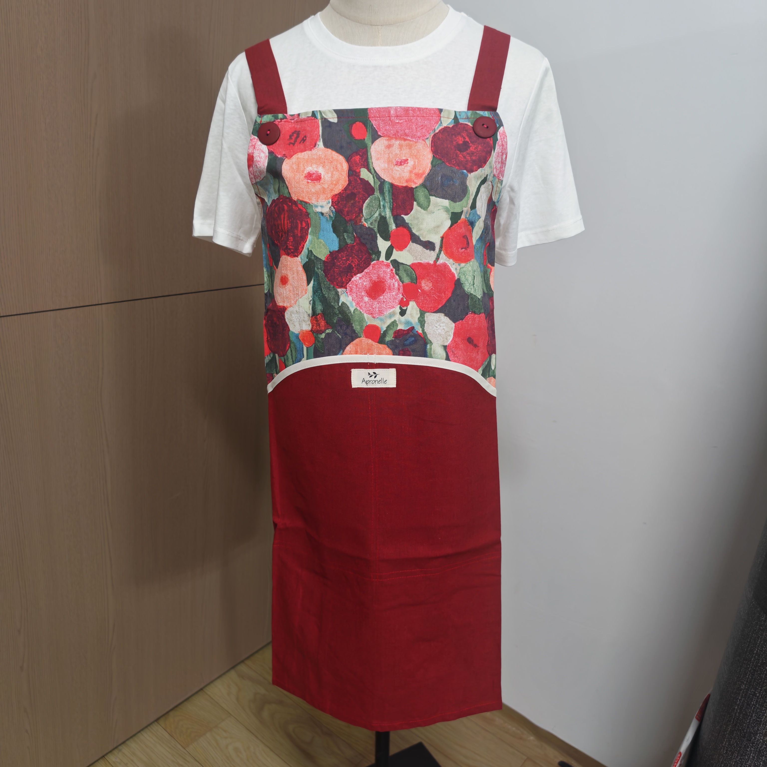 新款防水围裙家用厨房居家厚面料-샤갈