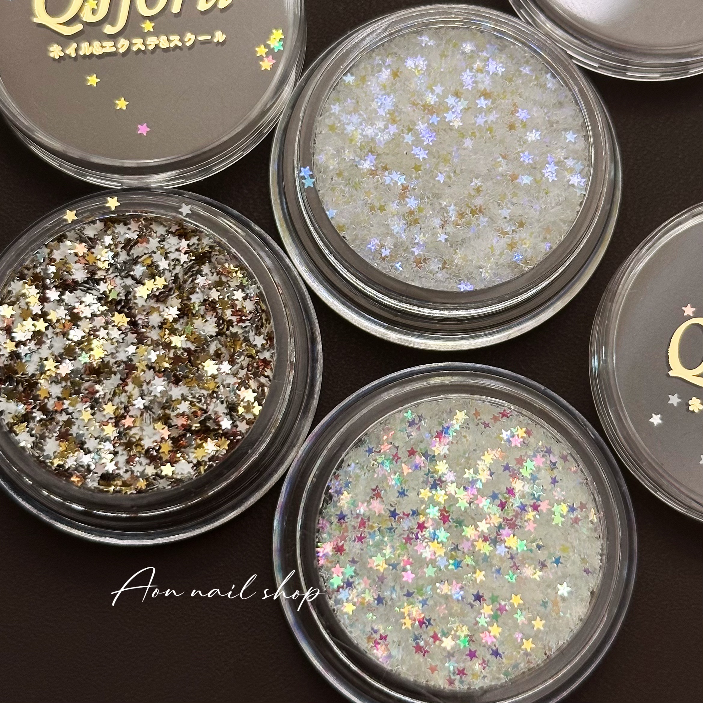 AONNAIL【亮片】美甲亮片mini亮片超薄星星亮片爱心亮片雪花亮片【C】