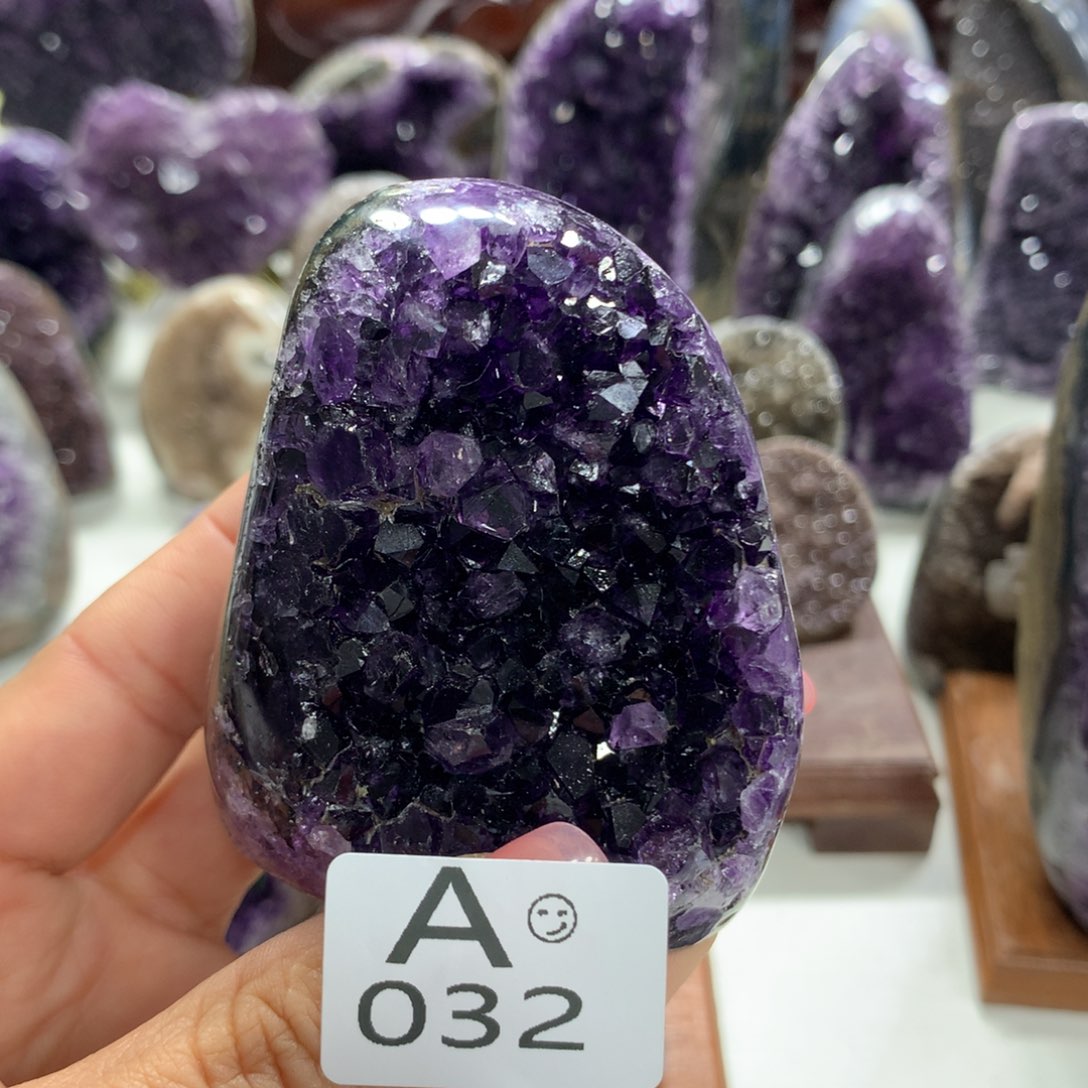 紫晶摆件未镶嵌水晶