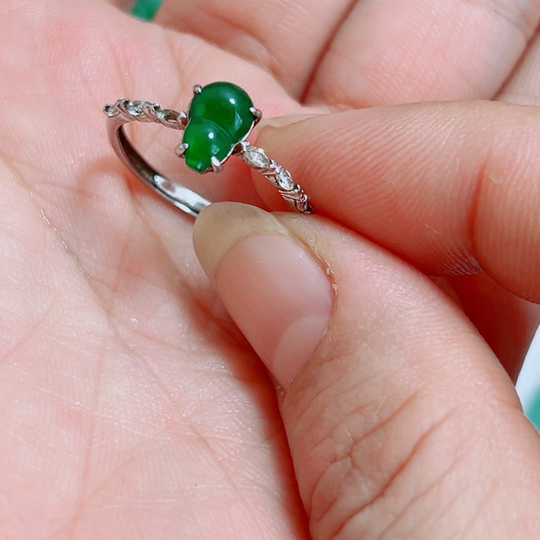 翡翠银S925镶嵌颈饰