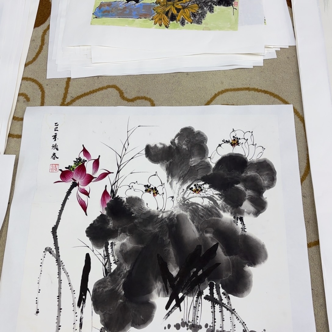 上***剑国画李李李李李刘德春斗方