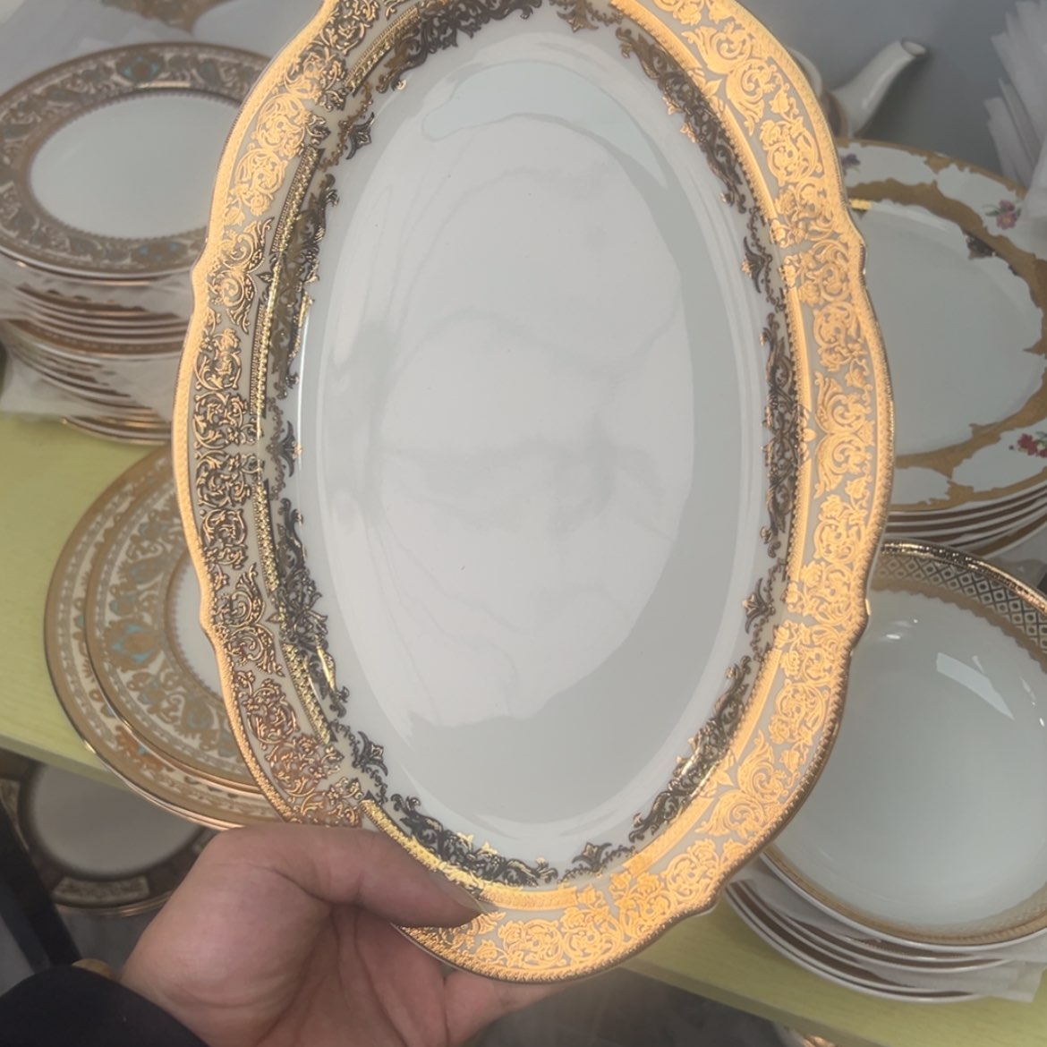 【闪购商品】瓷片12寸鱼盘一个一单福利价