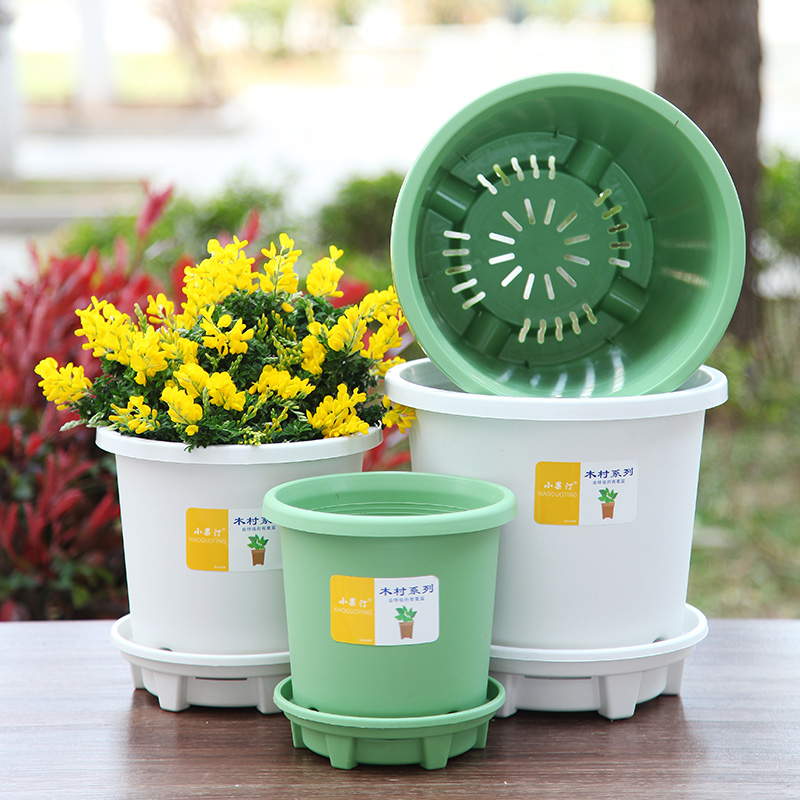 新款矮胖北欧简约加仑盆月季盆绣球三角梅花卉绿植透气颜值花盆