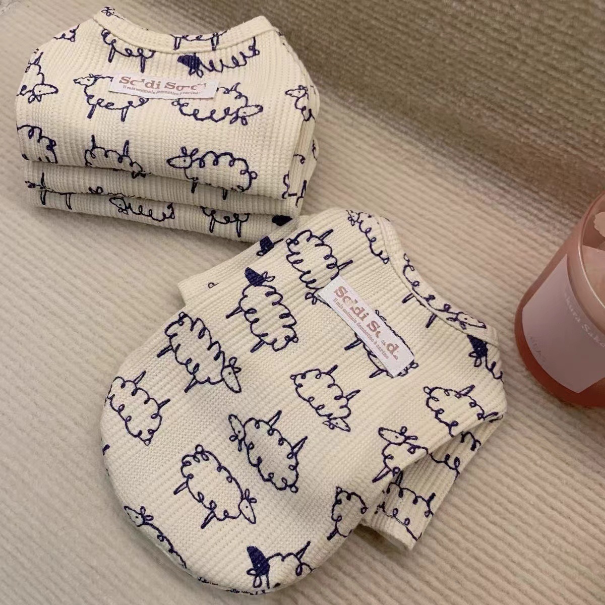 韩版新款狗狗衣服狗狗卫衣宠物情侣装泰迪比熊博美小型犬衣服