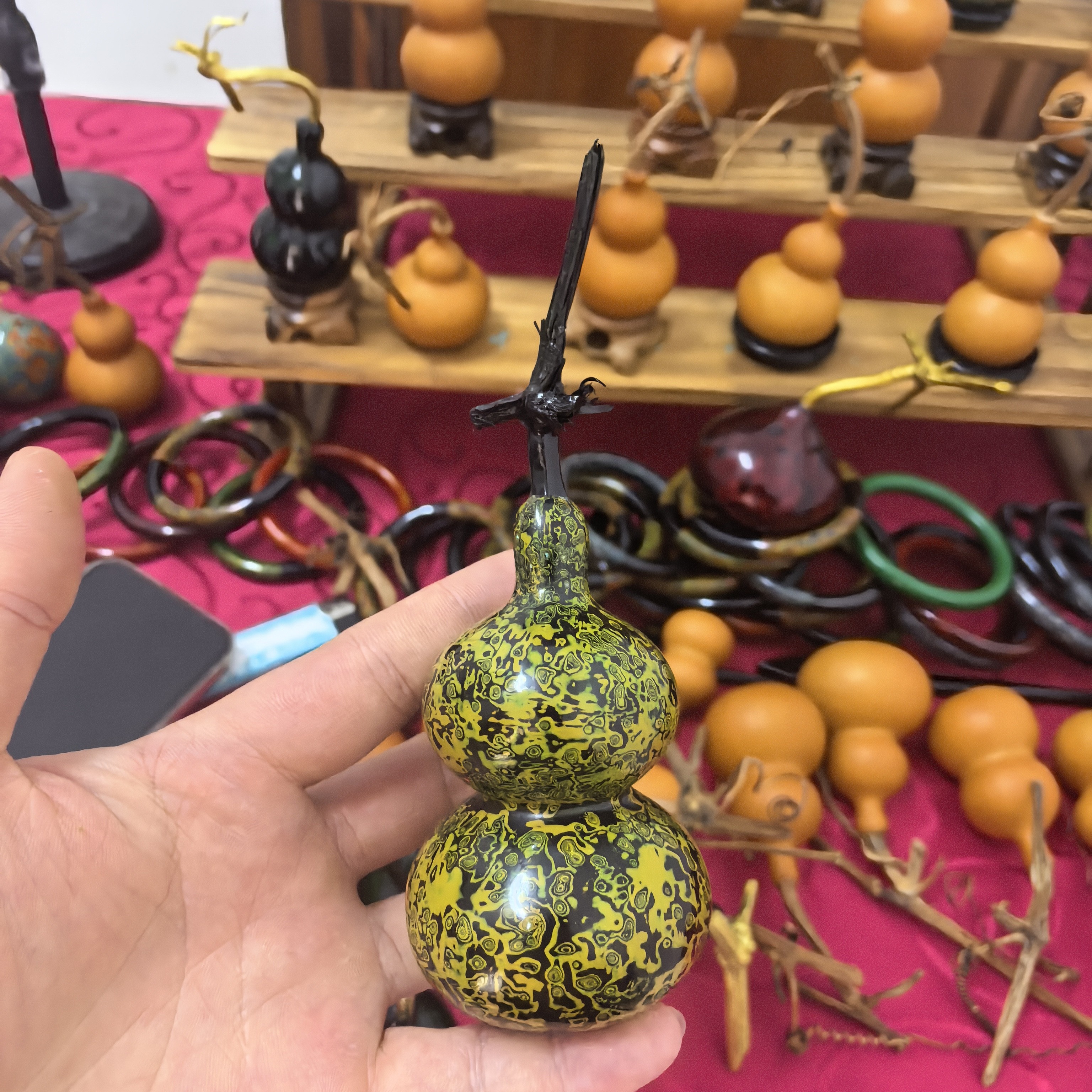 大漆葫芦非遗大漆工艺葫芦