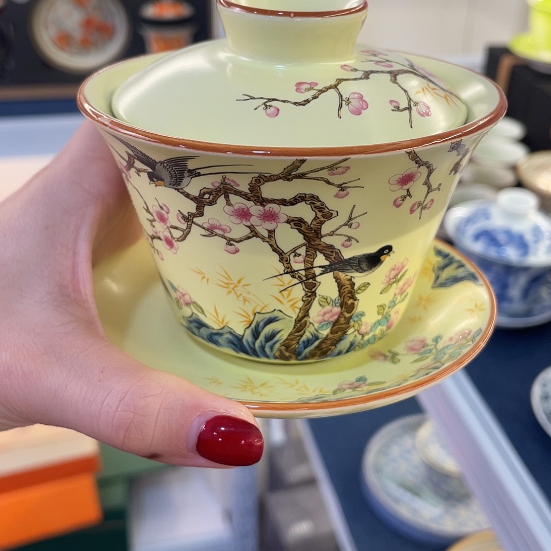陶景德陶瓷盖碗茶具