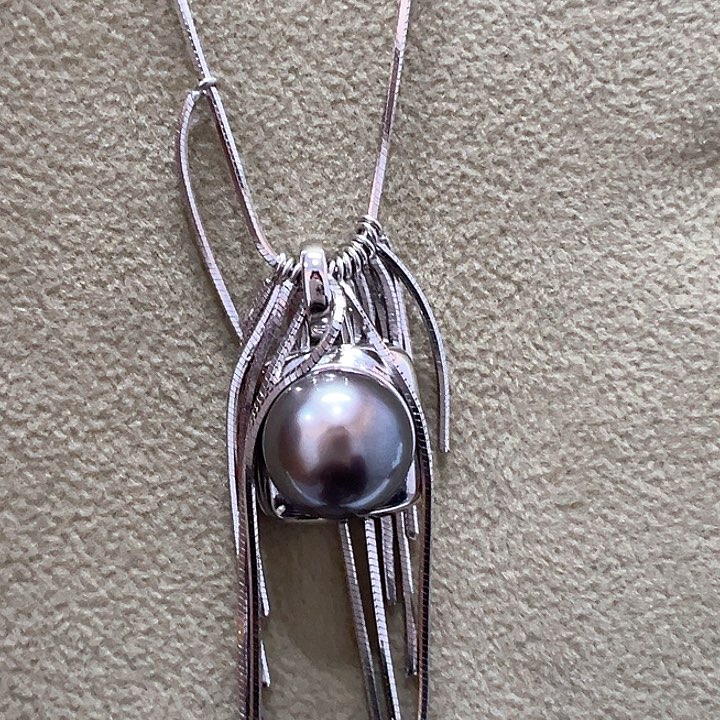 海水珍珠吊坠(赠链)银S925镶嵌