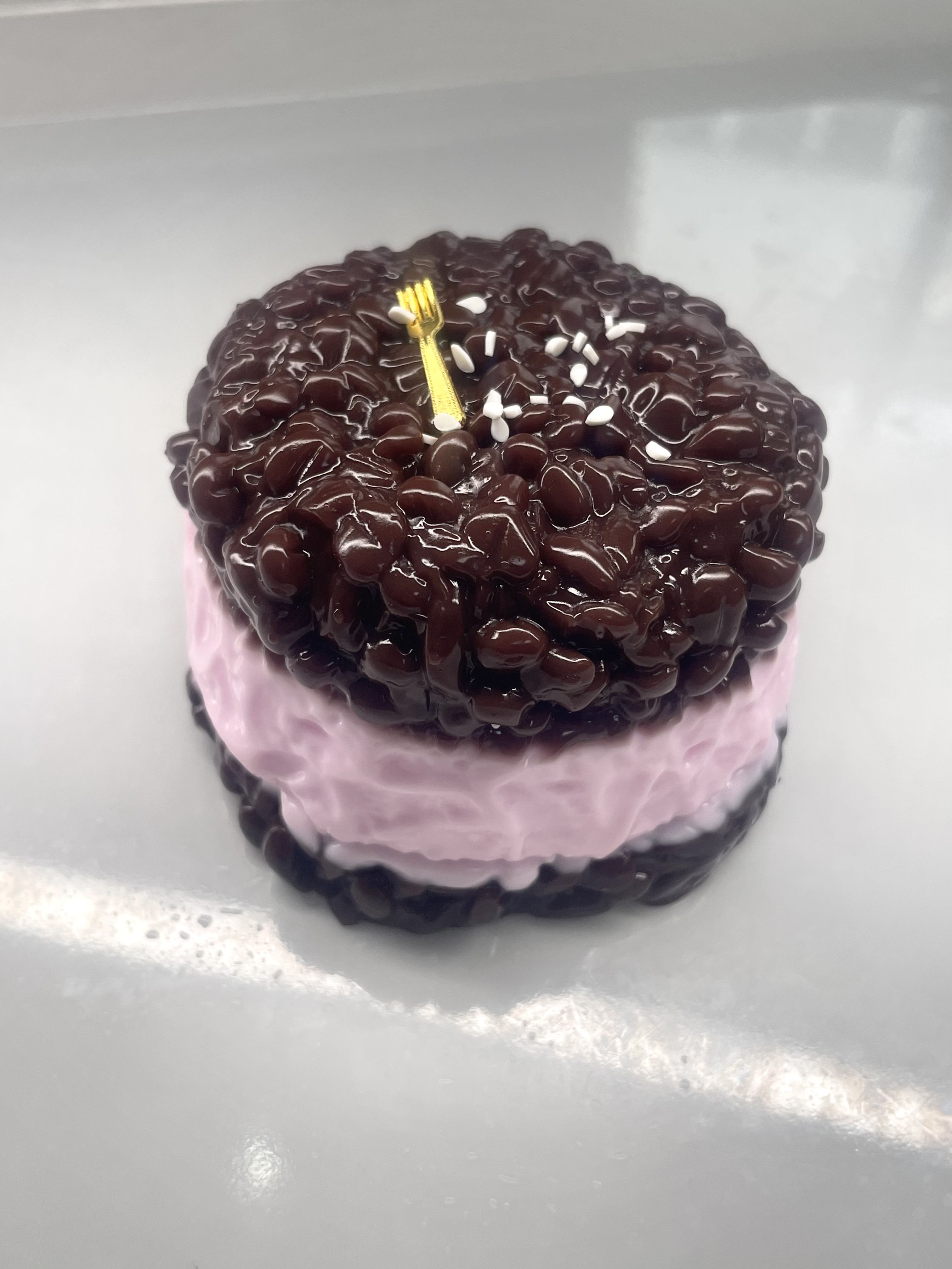 食品级硅胶纯手工制作捏捏-捏捏燕麦酸奶夹心饼干（大瑕重瑕）