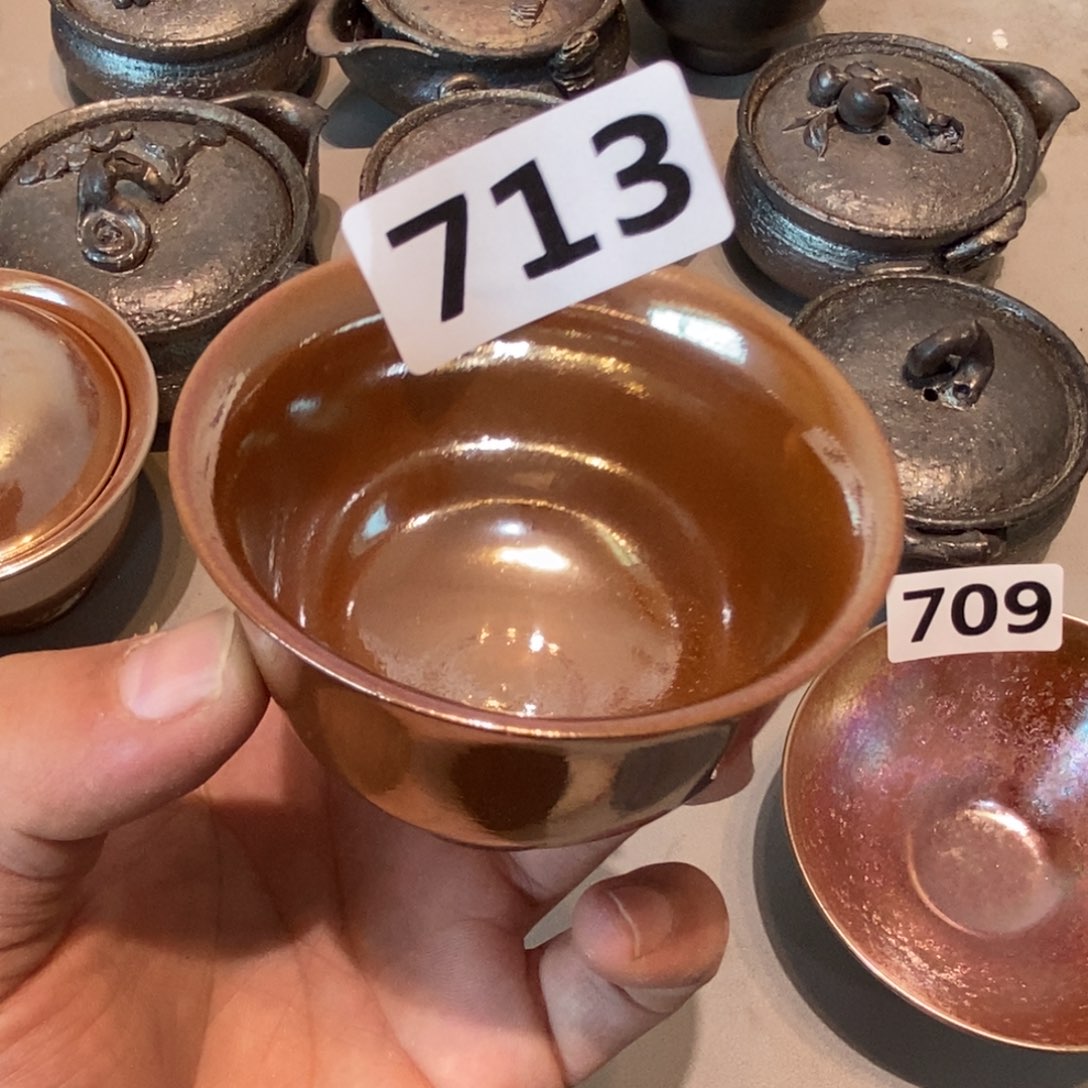 柴烧茶具陶瓷杯子