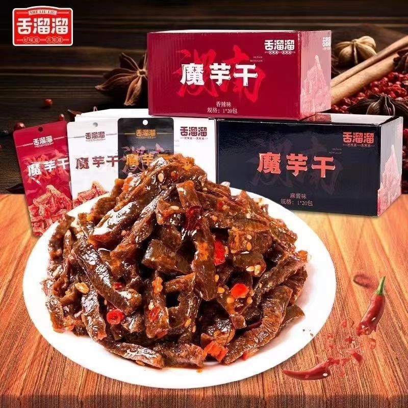 【散称】 舌溜溜香辣味魔芋干20g独立小包装湖南特产