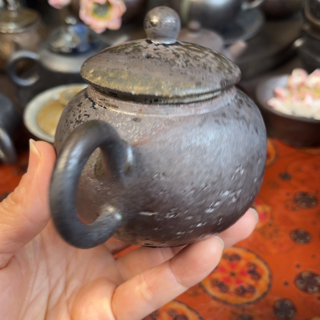 斐***总柴烧茶器主人杯杯柴烧