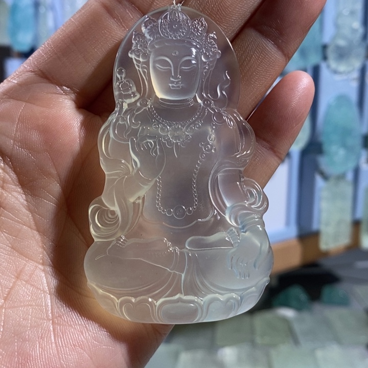 Y***杨岫玉未镶嵌颈饰吊坠