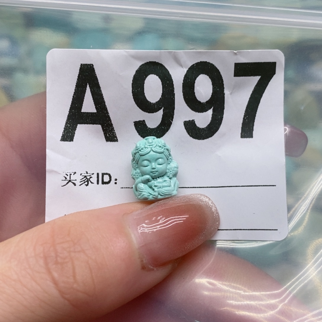 绿松石绿松石配饰定制未镶嵌