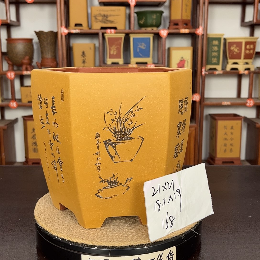 紫砂花盆紫砂花盆