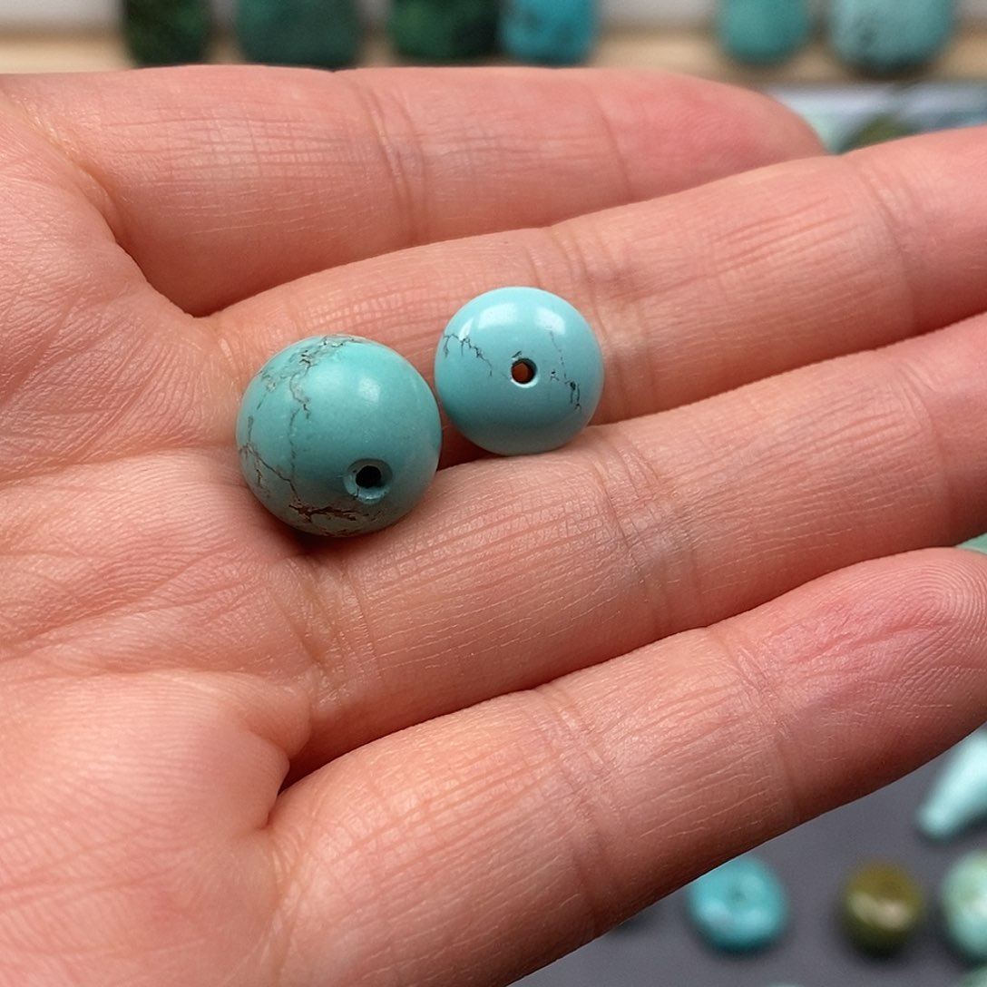 绿松石珠宝奇石未镶嵌陈**哒