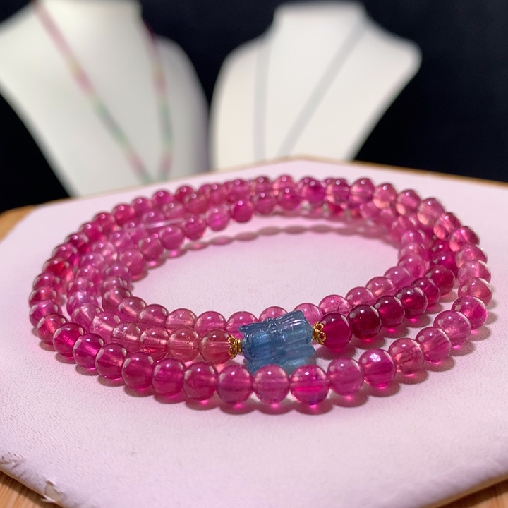 双色碧玺手链未镶嵌