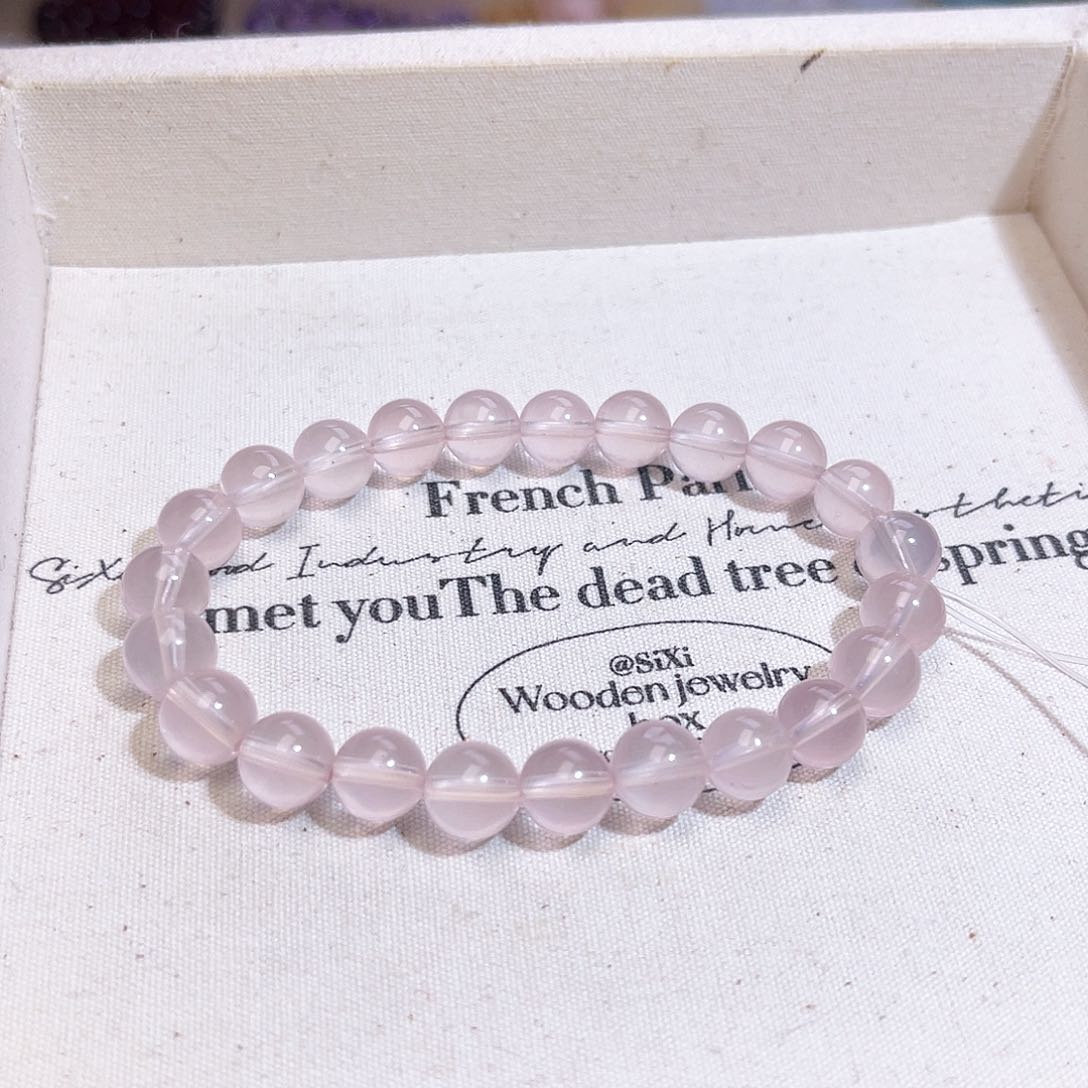 水晶手串未镶嵌天然水晶8m