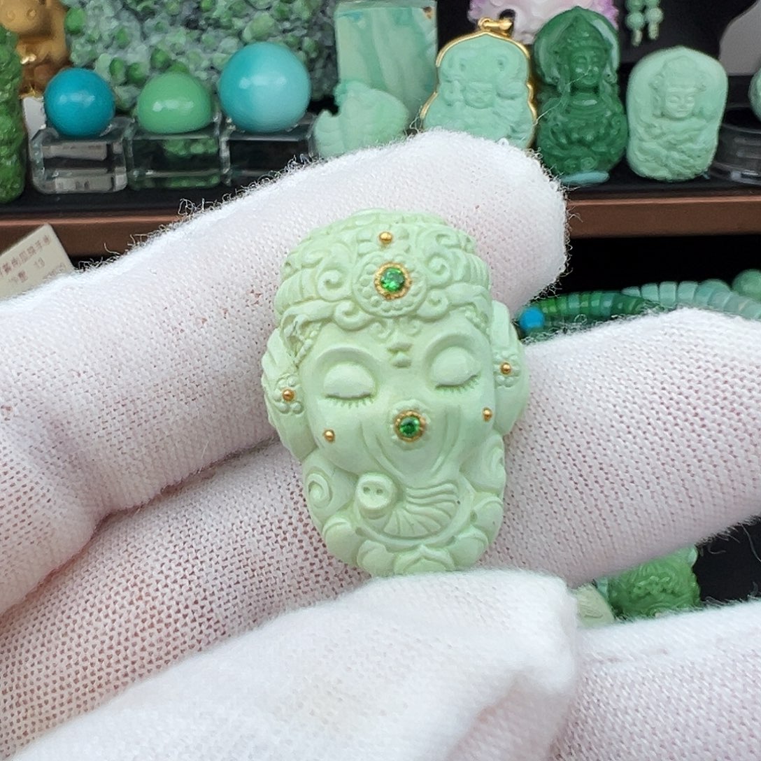 绿松石未镶嵌绿松石主播万丽