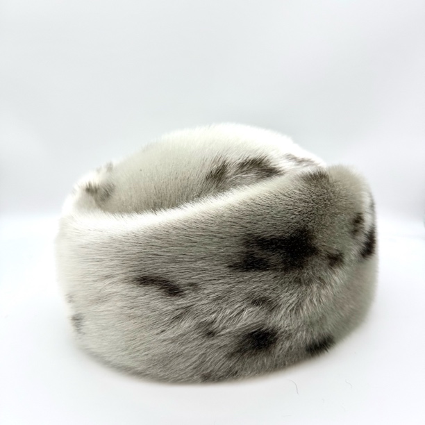 进口海豹皮民族风冬季保暖护耳帽