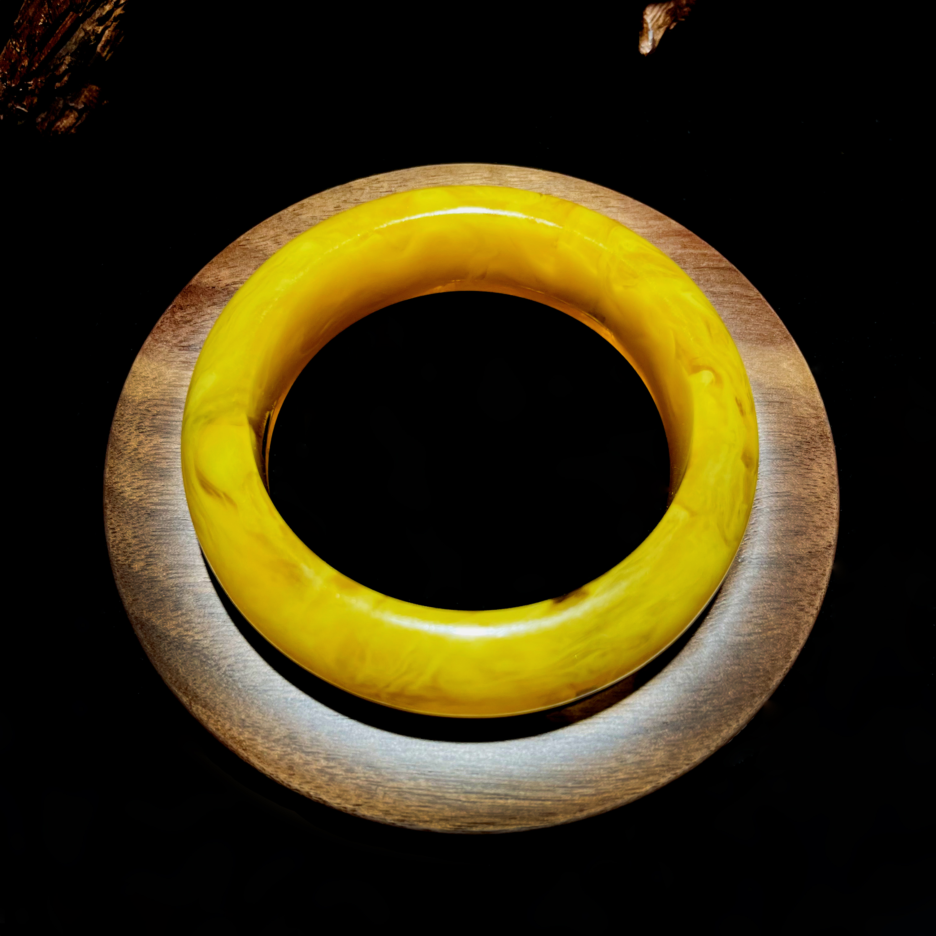 XL4579 缅甸新蜜轮胎手镯气质百搭送长辈生日礼物