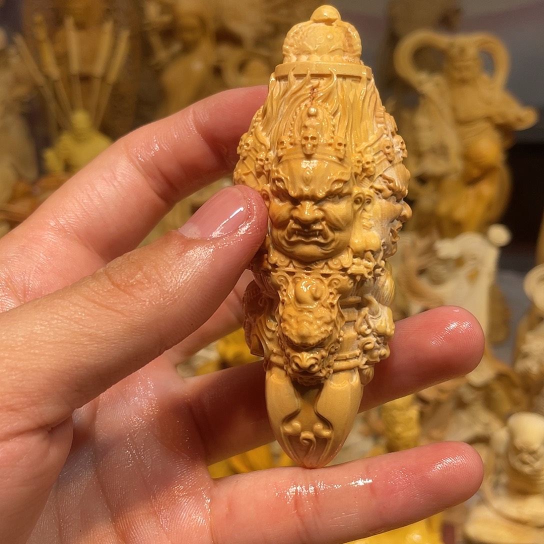 黄杨木小瑕疵金刚杵