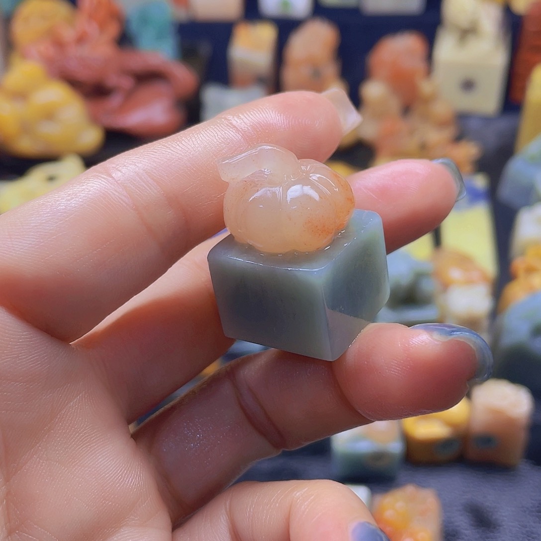青田石印石岁**好寿比南山