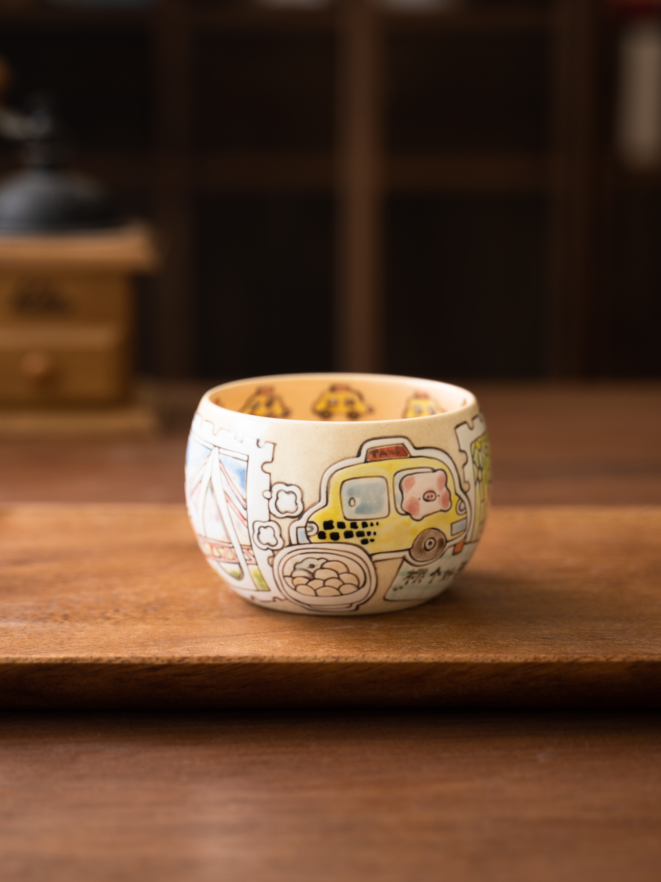 小憨 | 熊猫小猪吃竹子拼图蛋杯