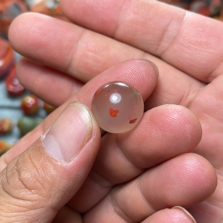 南红玛瑙未镶嵌手链