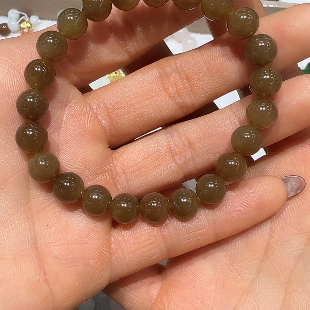 和田玉（糖玉）未镶嵌手链