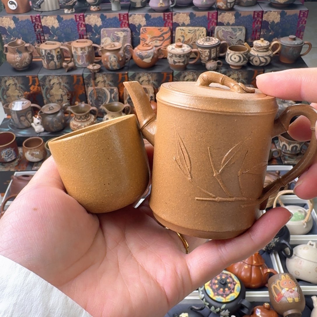 茶壶紫砂捡漏150cc原矿精工半手