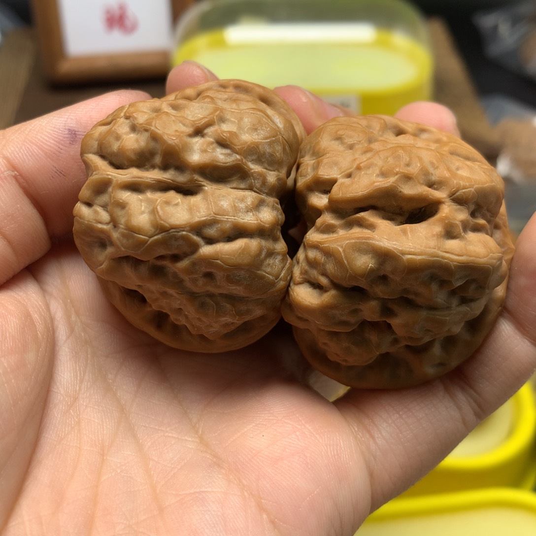 文玩核桃把件44蛤蟆头