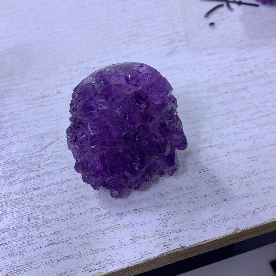 未镶嵌紫晶大型摆件（非配饰）独****）晶
